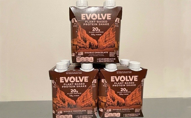 FREE 4-Pack Evolve Protein Shake