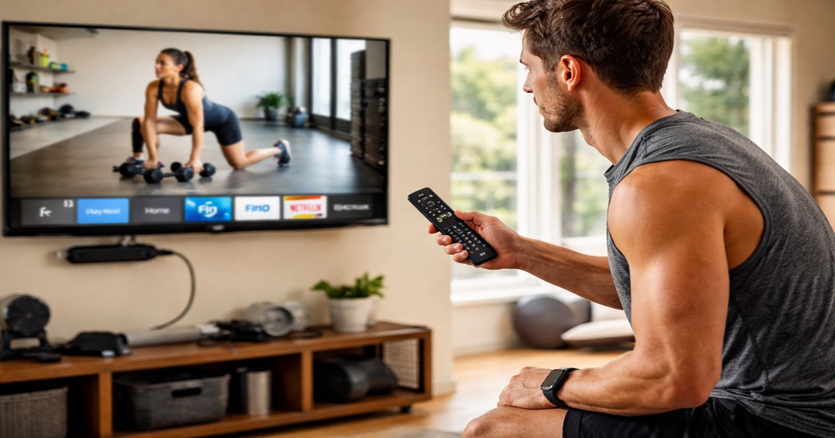 fire tv in use