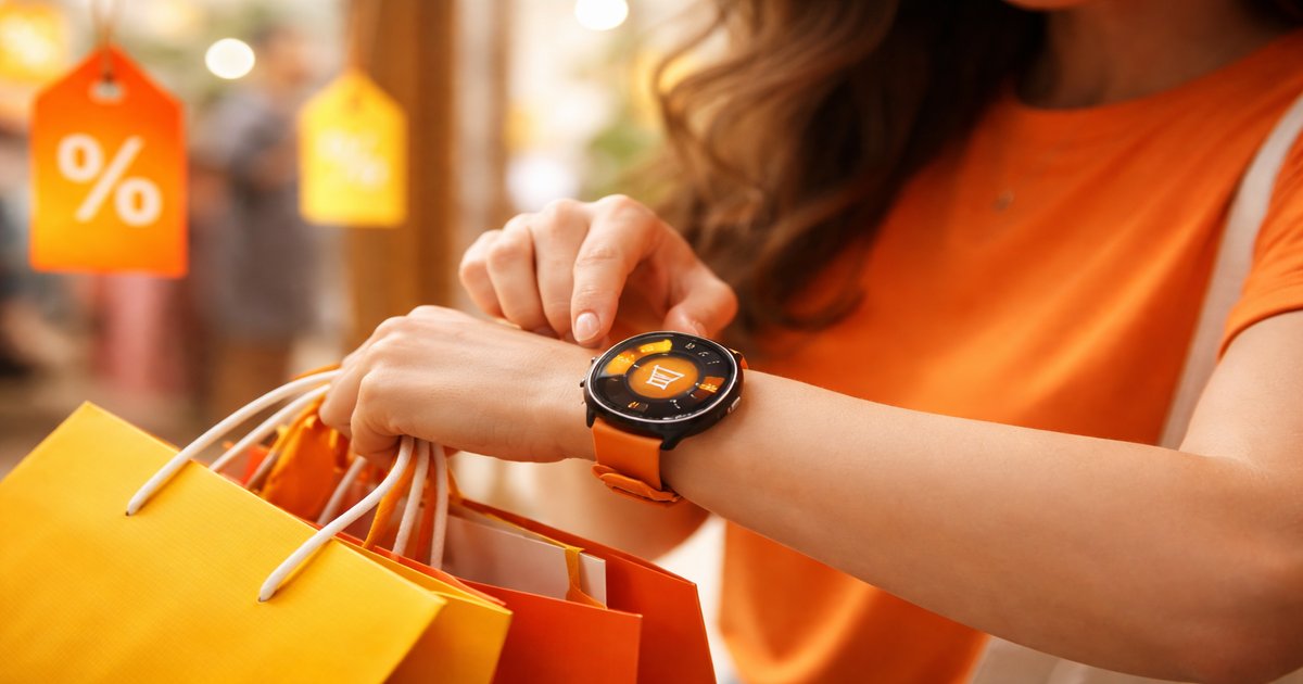 samsung watch in use
