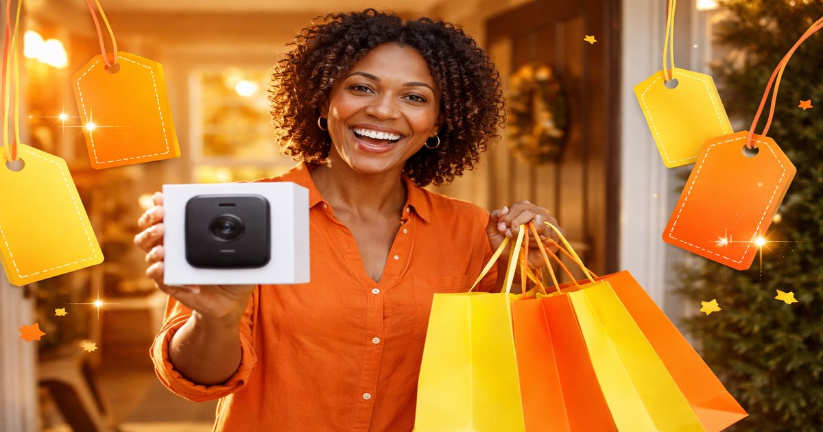 blink outdoor camera in use