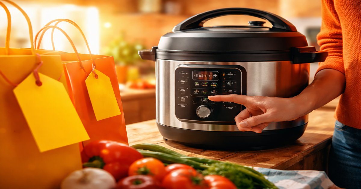 instant pot pro in use