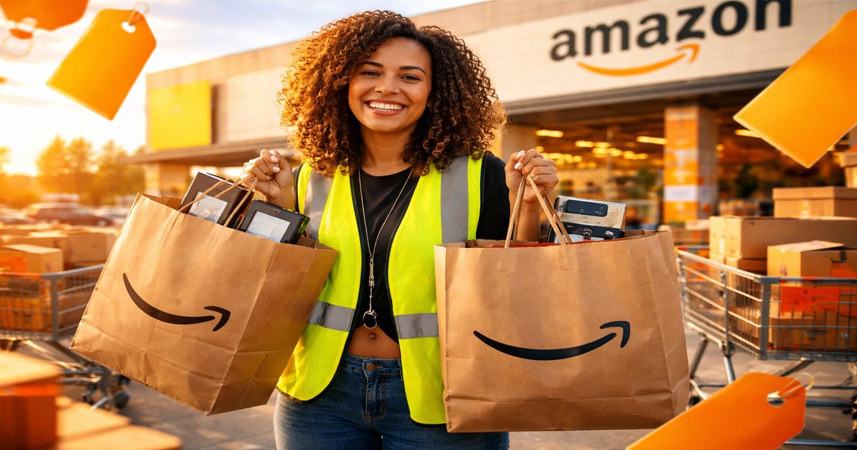 amazon warehouse in use
