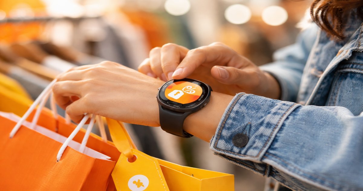 samsung watch in use