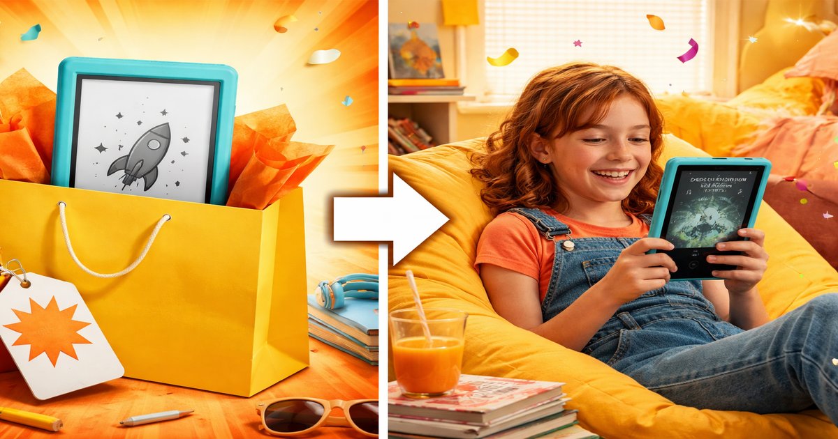 kindle paperwhite kids in use