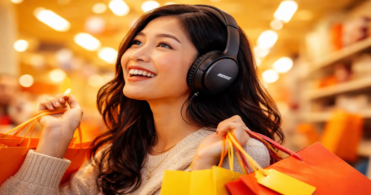 bose headset in use
